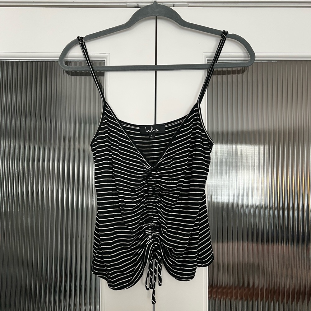Lulu’s Striped Cinch Tank
